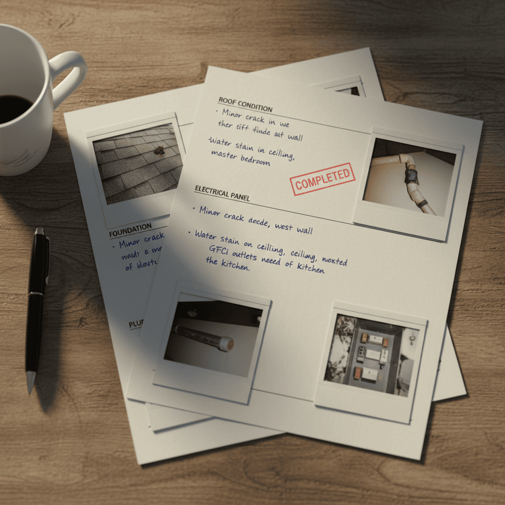 Condition reporting and documentation