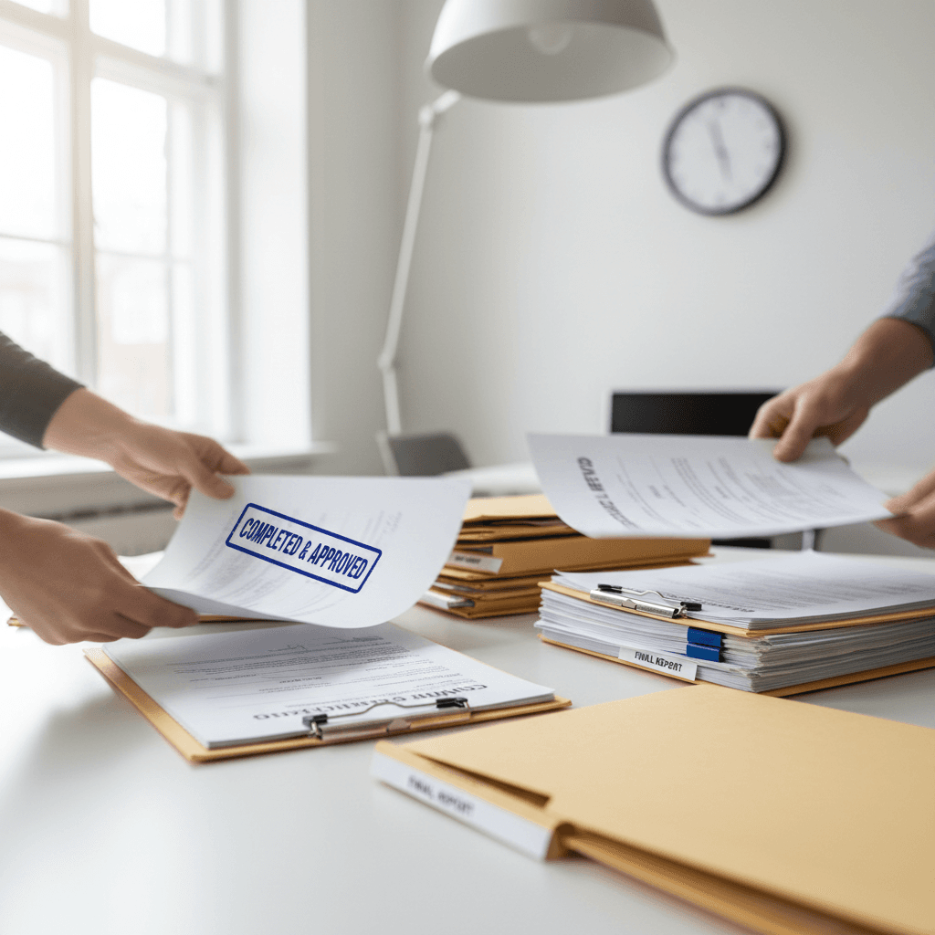 Fast inspection turnaround and reporting